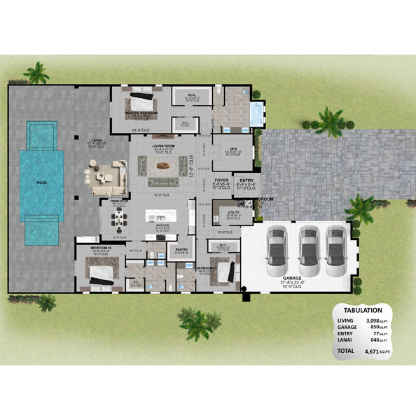 Lot 14 Floorplan | Aleman Builders